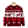 Kid Baby Boy Girl Autumn Winter Christmas Deer Sweater