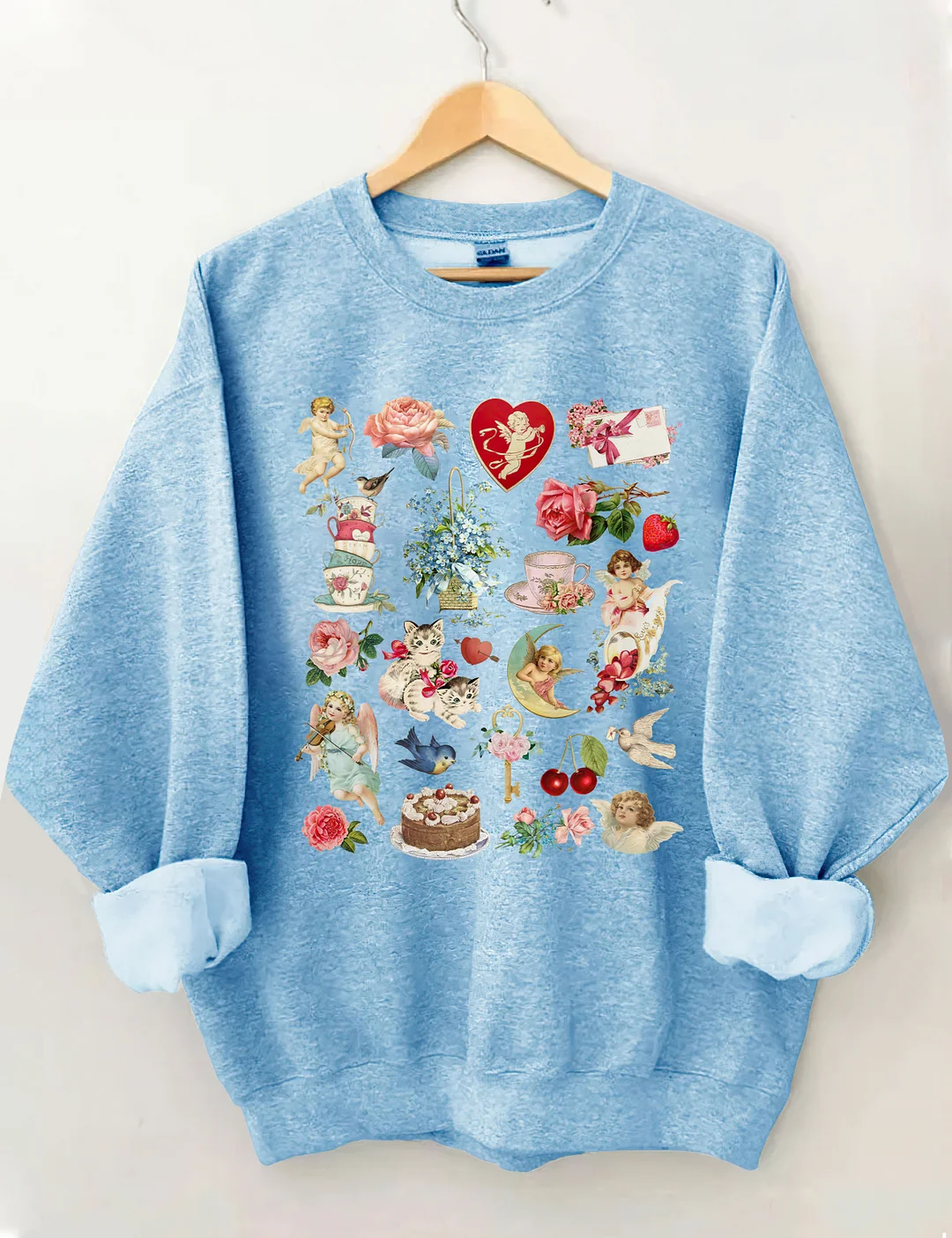 Valentine's Vintage Style Sweatshirt