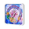 Mandala Lotus Special Shape 5D Diamond Painting Clock Art Craft With Frame Kit