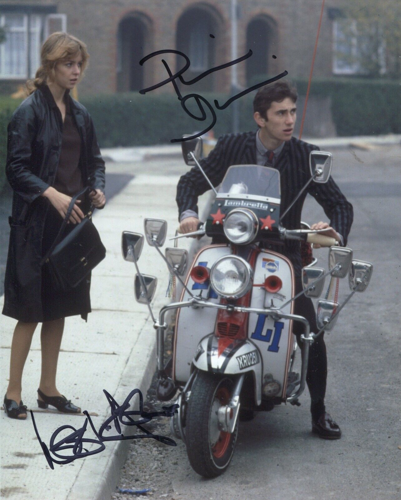 QUADROPHENIA 8x10 Photo Poster painting signed Phil Daniels & Leslie Ash SEE PROOF! UACC DEALER