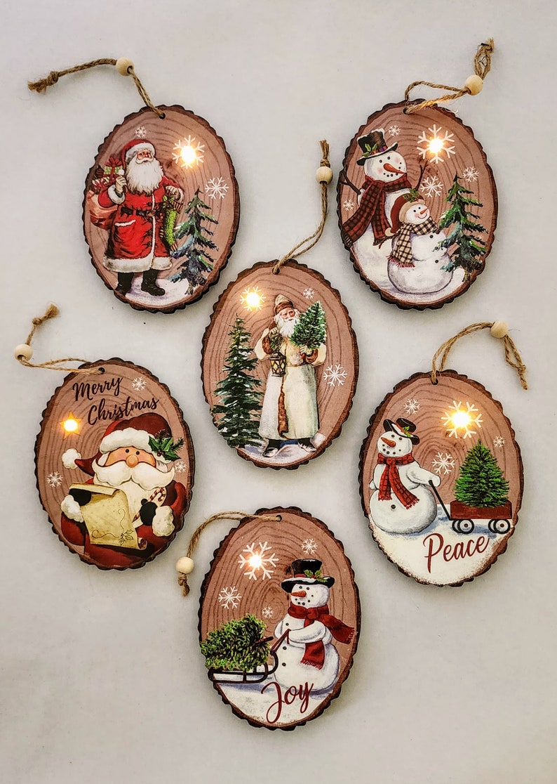 Light Up Holiday Ornaments