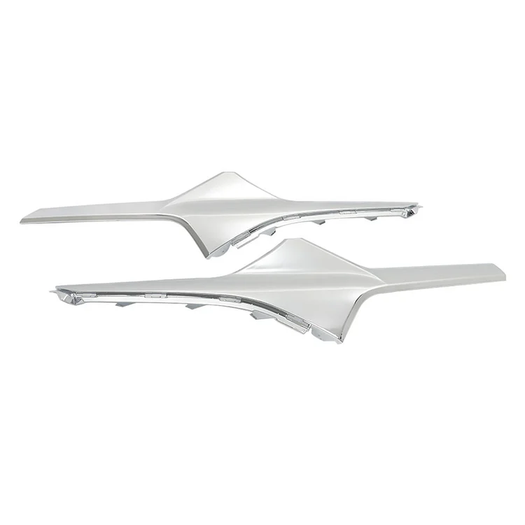 SEBLAFF Front Bumper Grille Trim Chrome Driver Passenger Side Molding Trim Grill Replacement for 2019 2020 2021 Blazer