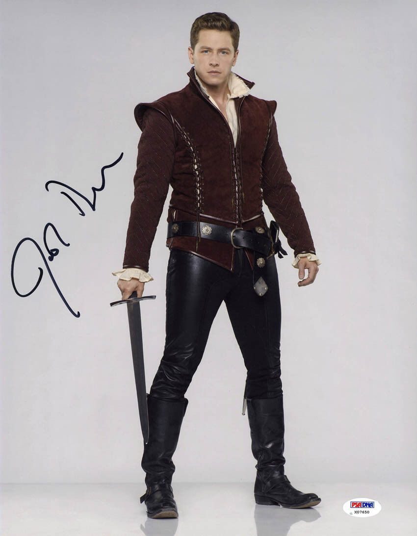 Josh Dallas SIGNED 11x14 Photo Poster painting Prince Charming Once Upon A Time PSA/DNA