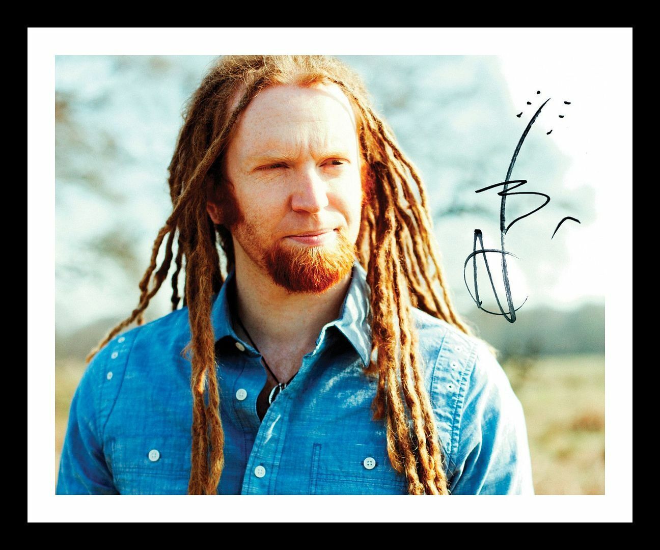 Newton Faulkner Autograph Signed & Framed Photo Poster painting