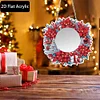 Christmas Flowers DIY Diamond Painting Mirror Kit Diamond Art Makeup Mirror