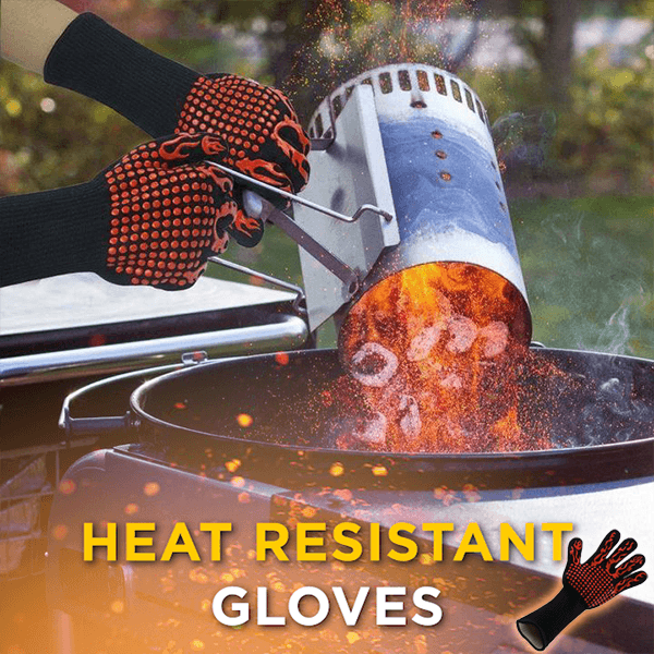 Advanced heat-resistant barbecue gloves