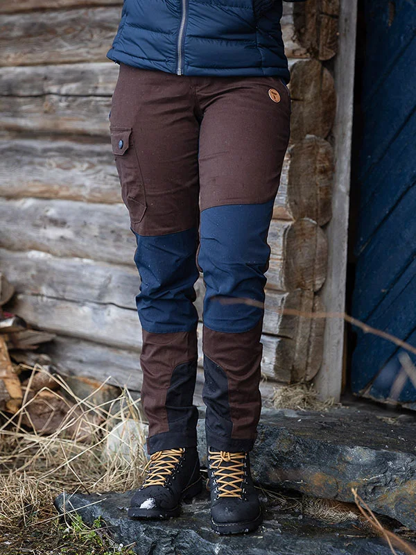 Flap and button outdoor women's pants