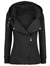 Asymmetric Zip-Up Hoodie