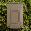 Modular Battery Storage Box Organizer for CR2032 AAA 18650 18350 CR123A (Khaki)
