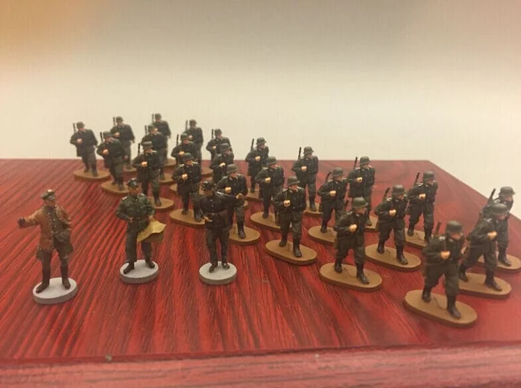 pornhint Pornhint Painted 1/72 Caesar caesar German marching soldiers patrolling sentry can match the scene