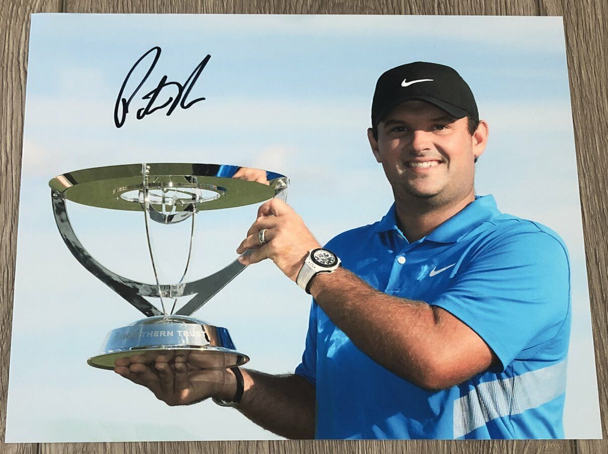 PATRICK REED SIGNED AUTOGRAPH THE NORTHERN TRUST WINNER 8x10 Photo Poster painting w/EXACT PROOF