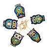 5pcs DIY Full Drill Diamond Paintng Special-shaped Owl Keychains Kit