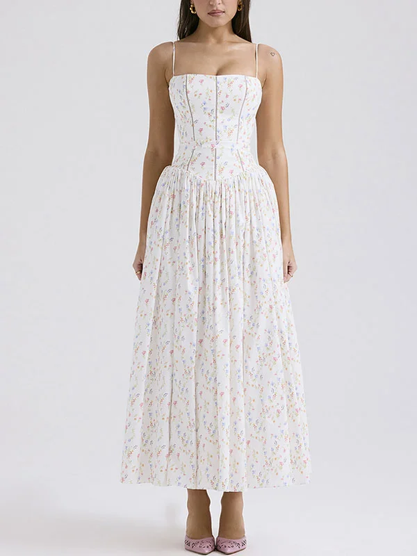 Floral Airy Elegant Garden Party Dress