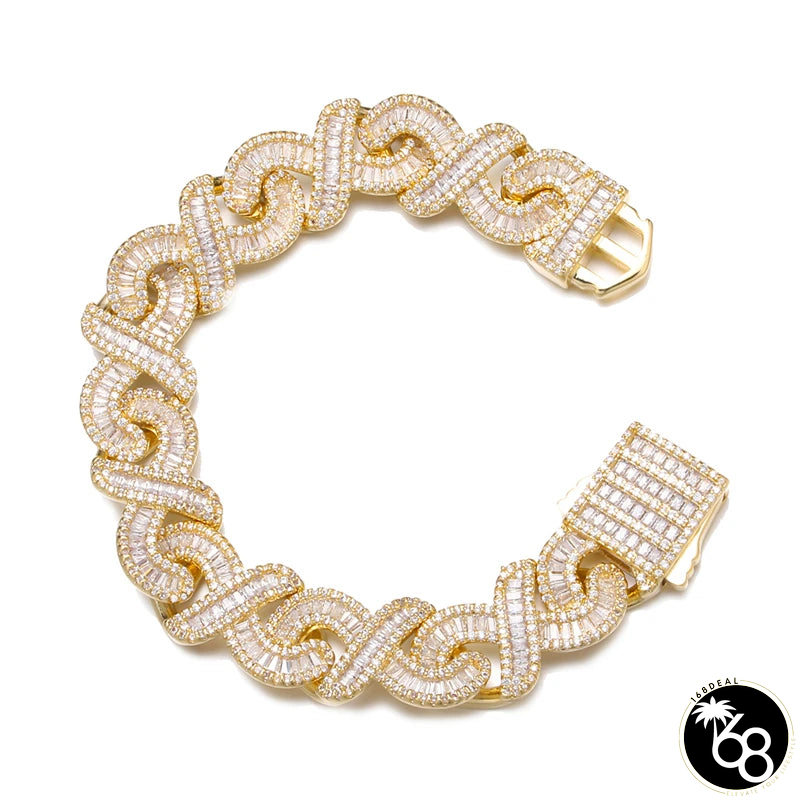 Men's Metal Copper Toggle Clasp Link Chain Geometric Bracelet | 168DEAL