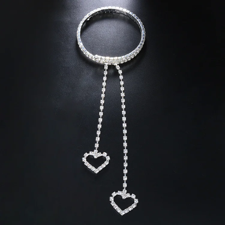 Long Tassel Heart Arm Chain