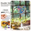 2pcs Bird Diamond Painting Double-sided Crystal Window Suncatcher Craft Set Birthday Gifts Home Garden Decor Hanging Kit