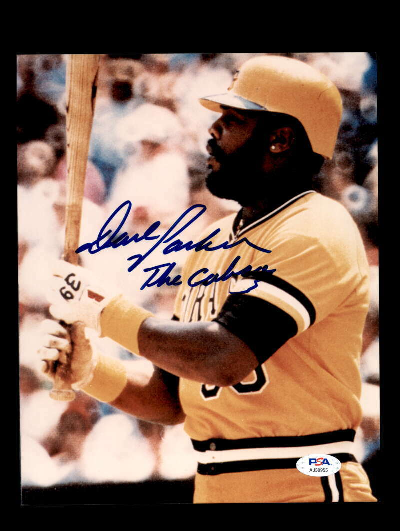 Dave Parker PSA DNA Coa Signed 8x10 Photo Poster painting The Cobra Autograph