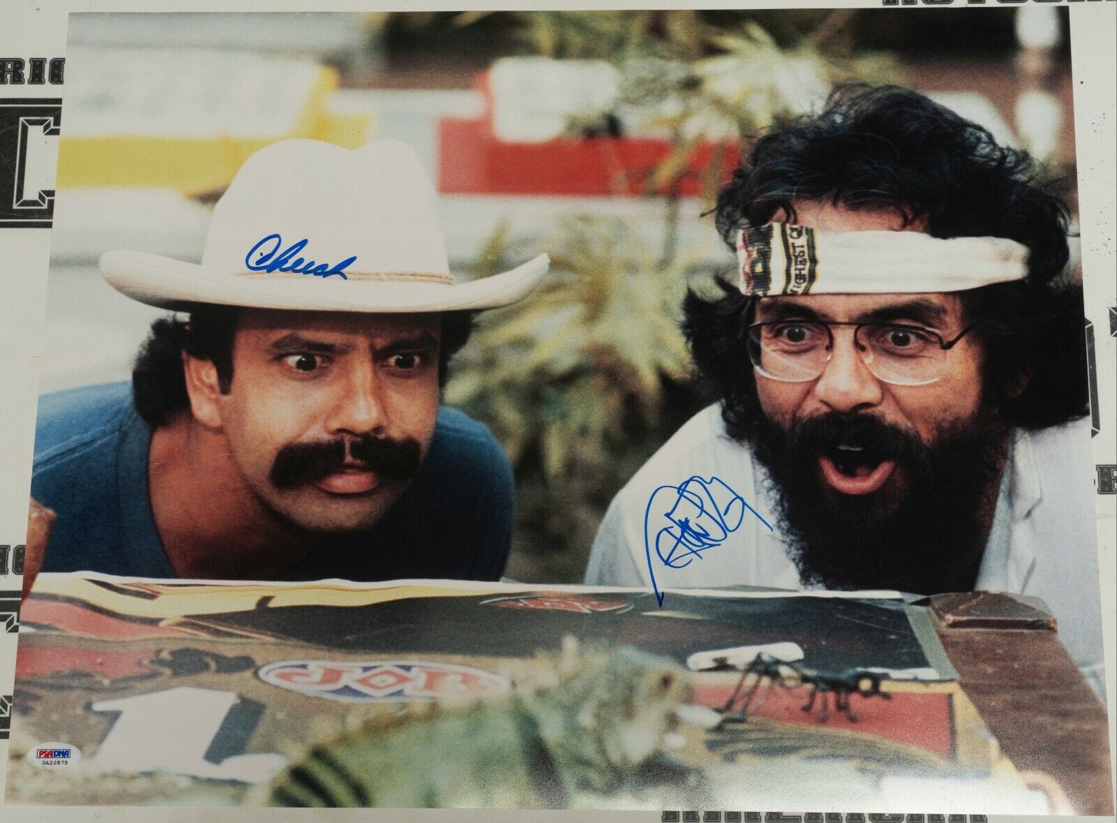 Cheech Marin & Tommy Chong Signed 16x20 Photo Poster painting PSA/DNA COA Up in Smoke Autograph