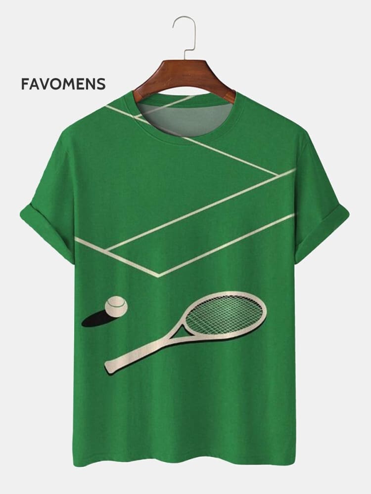 Sports Tennis T-Shirt Multicolor / S