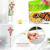 2pcs Flower Cross Diamond Painting Double-sided Crystal Window Suncatcher Craft Set Birthday Gifts Home Garden Decor Hanging Kit