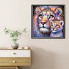 Diamond Painting-DIY Full Round Drill Lion(40*40CM)