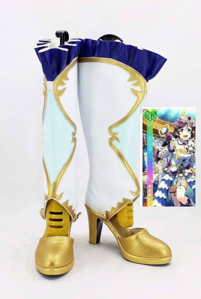 Lovelive Nozomi Tojo Birthstone Boots Cosplay Shoes