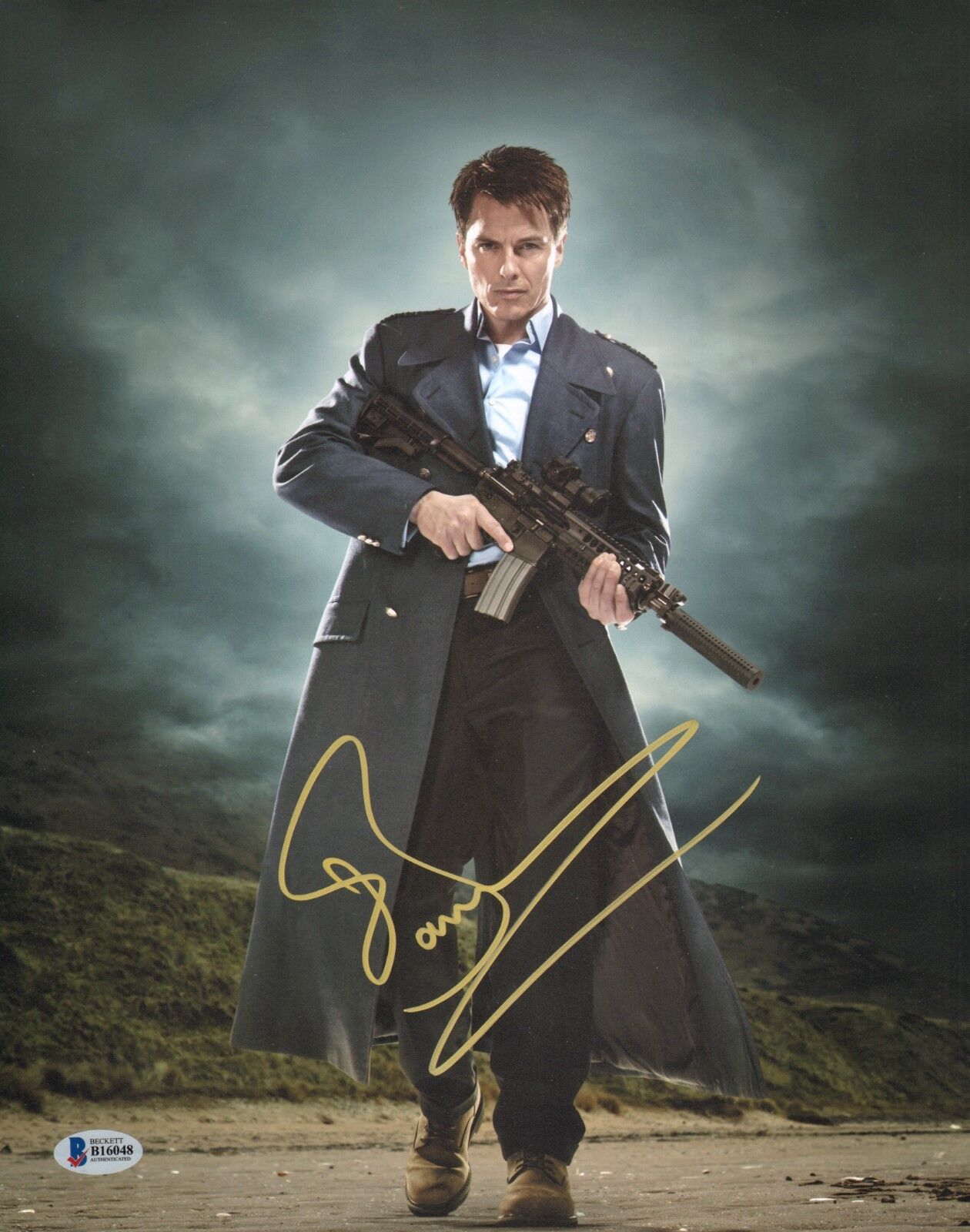 John Barrowman Signed 11x14 Photo Poster painting BAS Beckett COA Doctor Who Torchwood Autograph