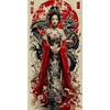 Beauty And The Dragon-11CT Stamped Cross Stitch 50*100cm/19.69*39.37in (Big Size)