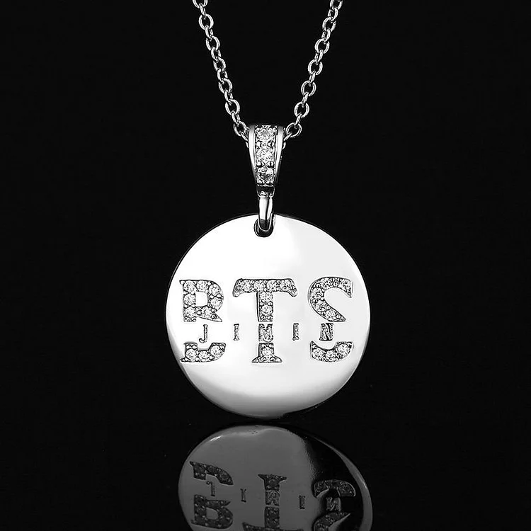 방탄소년단 Logo JIMIN Pendant Necklace