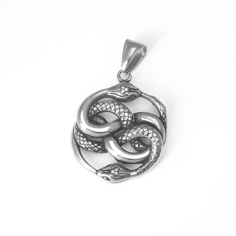 Hip-Hop Vintage Style Geometric Titanium Steel Men's Charms Pendant Necklace Men Pendant Necklaces