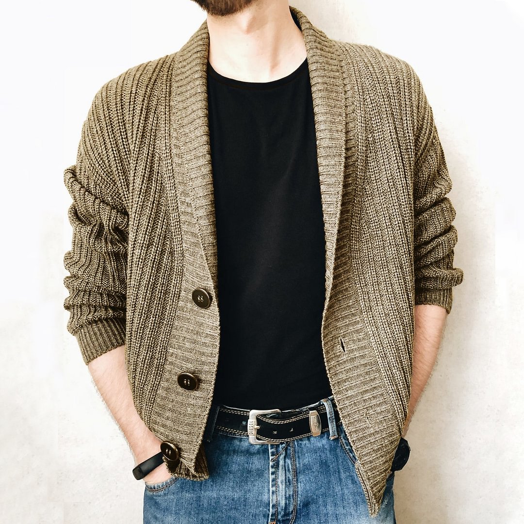 Long Sleeve Fashion V-Neck Sweater Cardigan