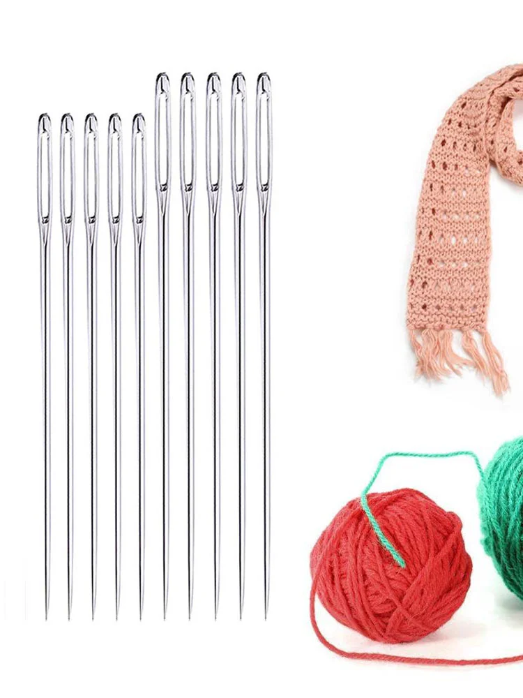 25pcs Household Crafts Sewing Needles Embroidery Stitching Big Eye Needle