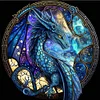 Dragon - 11CT Stamped Cross Stitch 40*40cm