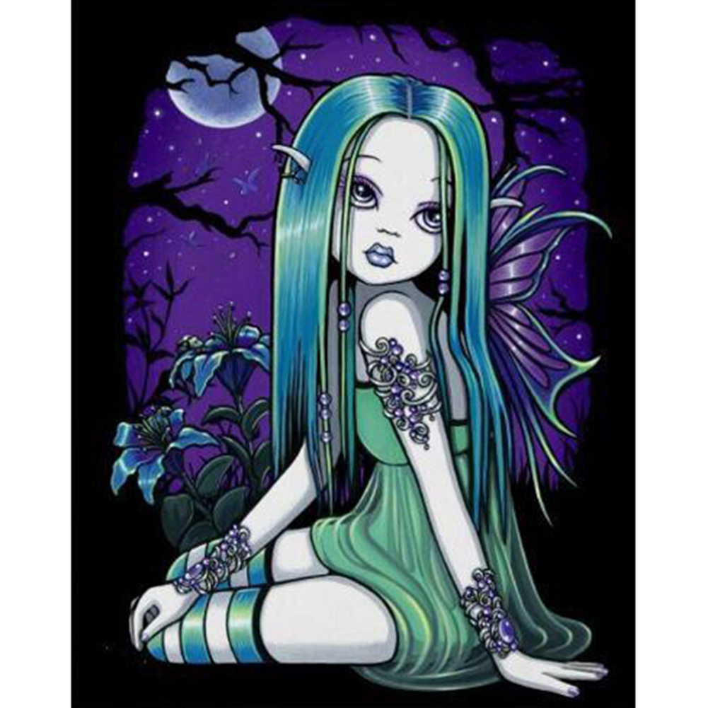 

Big Eyes Doll - Round Drill Diamond Painting - 35*45CM, 501 Original