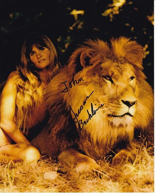 SUSAN BACKLINIE Autographed Signed w/ LION Photo Poster paintinggraph - To John