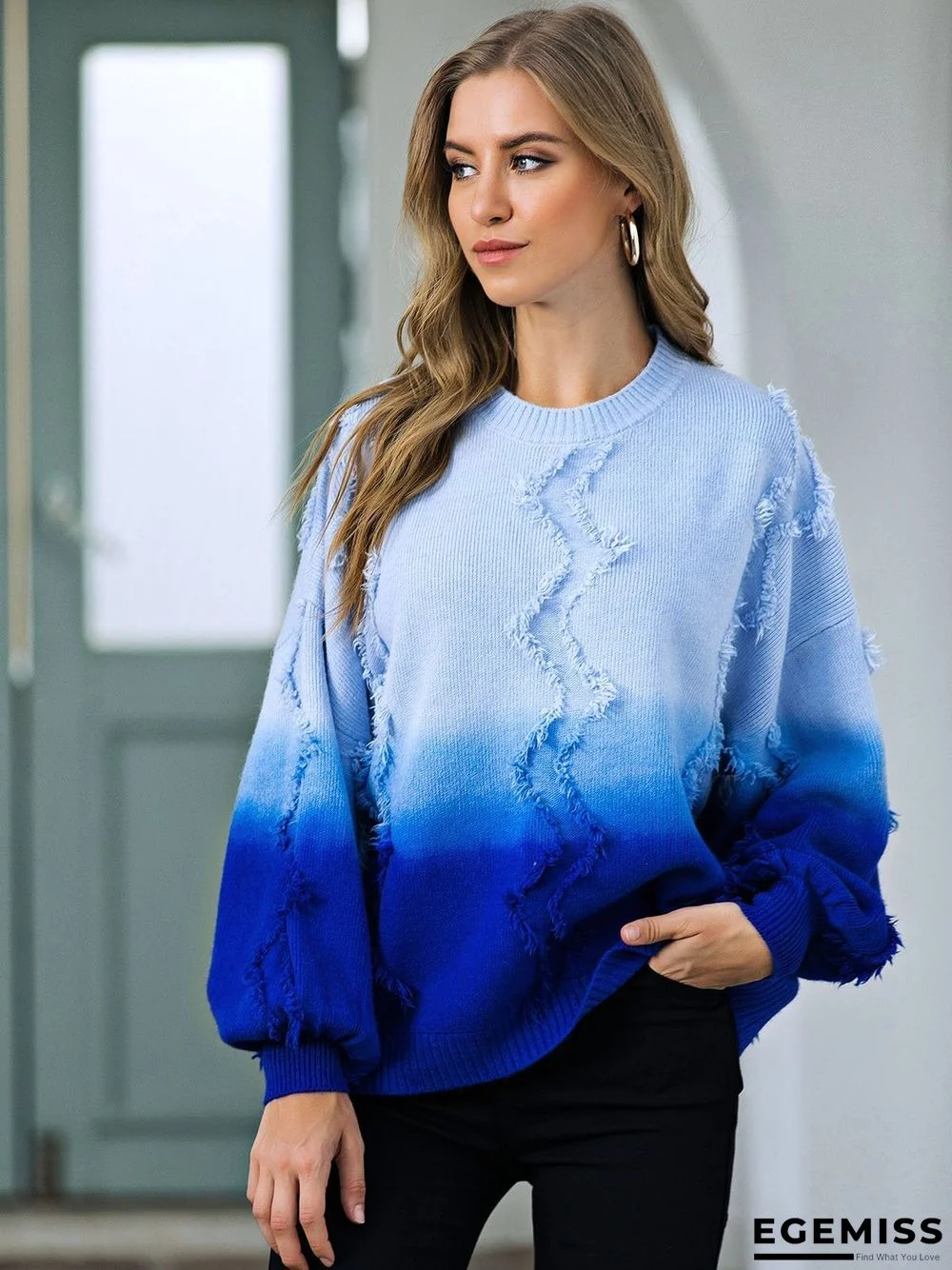 Casual Tie-Dyed Sweater | EGEMISS