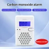 CO Gas Leak Detector Sound Light Warning Battery Powered CO Leak Sensor for Home