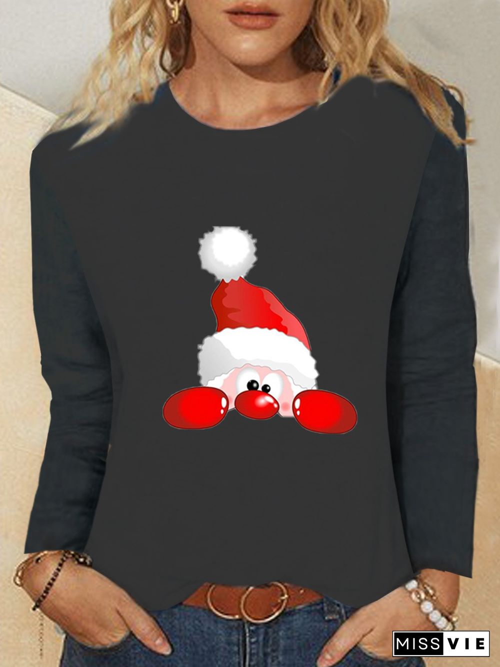 Cotton Blends Casual T-shirt