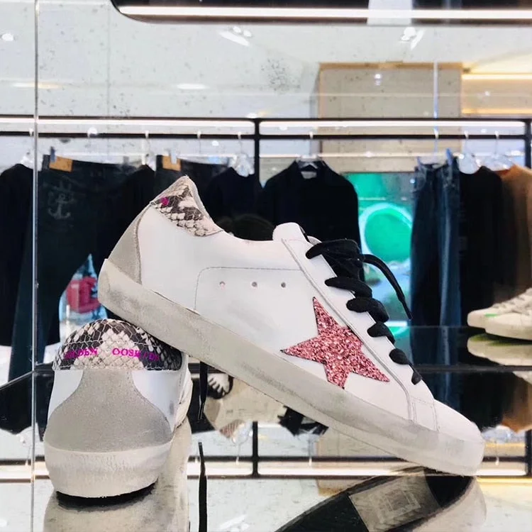 Worn Out Small Dirty Shoes Net Red Ins Super Fire Sports Casual Shoes Women's 2021 New Korean Versatile Leather Star Shoes