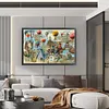World Tour-14CT Stamped Cross Stitch Egyptian Cotton 92*65cm/36.22*25.59in(Big Size) tapestrymarket