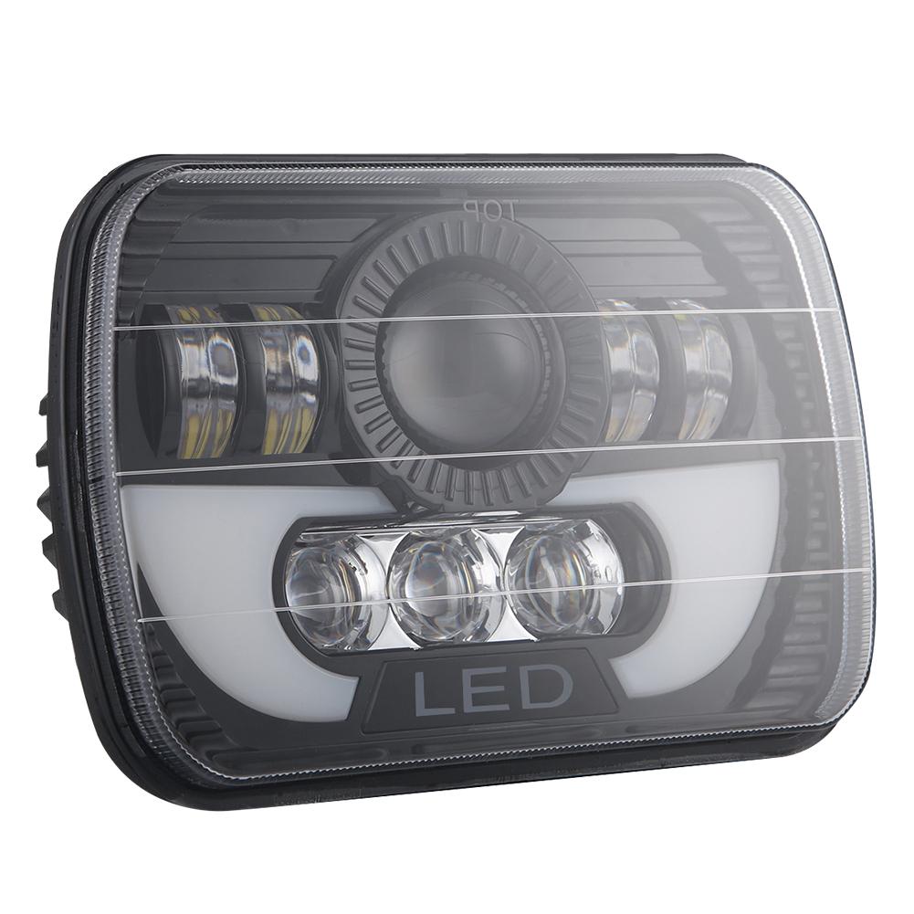 7x6/ 5x7 inch 300W LED Headlight Rectangular Hi-Lo DRL for Car Truck SUV от Cesdeals WW
