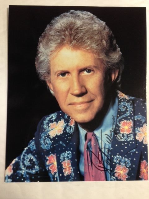 Porter Wagner Signed 8x10 Color Rhinestone Blue Blazer