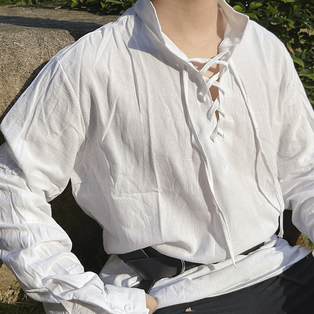 Men's Linen Viking Shirt-inspireuse