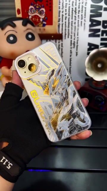 Gundam Silver Line Phone Case