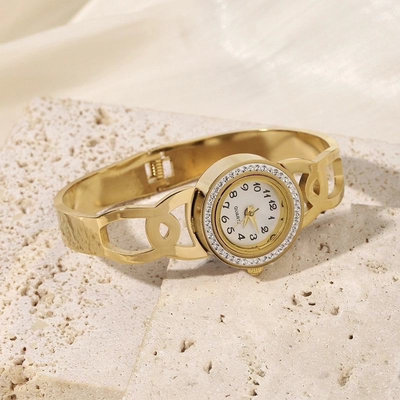 Elegant Solid Color Quartz Women’s Watches