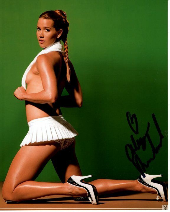 ASHLEY HARKLEROAD signed autographed SEXY TENNIS 8x10 Photo Poster painting