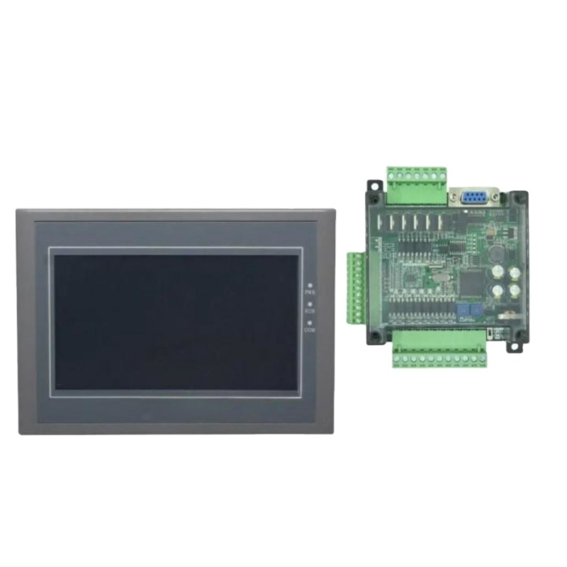 EA-070B touch screen 7 inch and FX3U series PLC industrial control ...