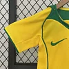 2004 Retro KIDS Brazil Home Football Shirt 1:1 Thai Quality