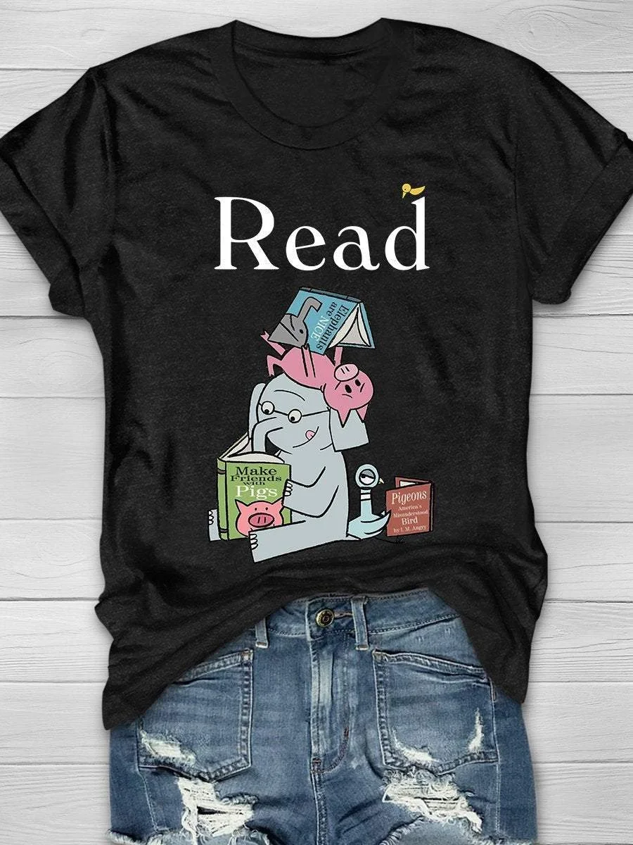 It's A Good Day To Read Book Print Short Sleeve T-shirt