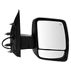 TRQ Right Mirror with Heat with Chrome Cover Passenger Side Compatible with 2012-2021 Nissan NV1500 NV2500 NV3500 NI1321248